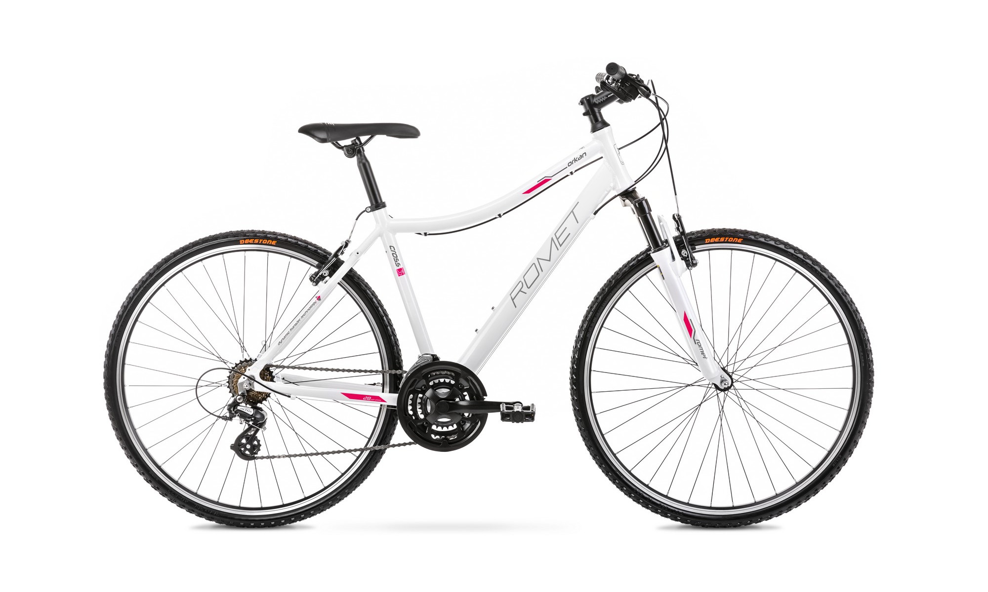 Bicycle Romet Orkan D 2025 white-violet 