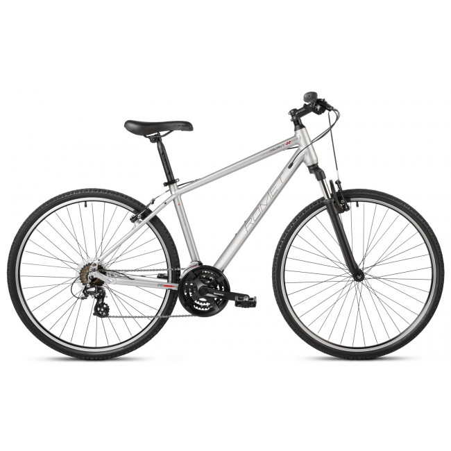 Bicycle Romet Orkan 1 M 2024 silver-bright graphite-red