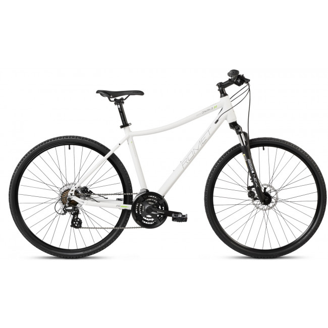 Bicycle Romet Orkan 2 D 2024 white-graphite-aquamarine
