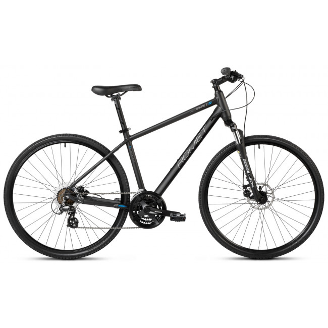 Bicycle Romet Orkan 2 M 2025 black-bright graphite-blue