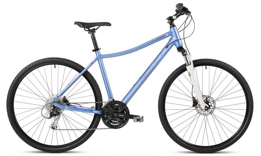 Bicycle Romet Orkan 4 D 2024 blue-dark blue-silver 