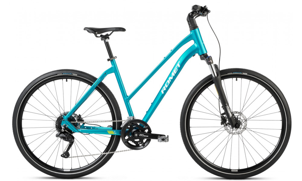 Bicycle Romet Orkan 5 CS D 2024 turquoise-lemon 