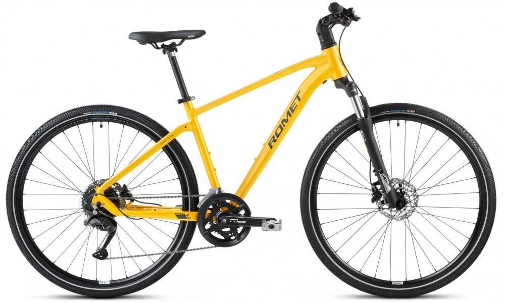 Bicycle Romet Orkan 5 CS M 2024 yellow-graphite 