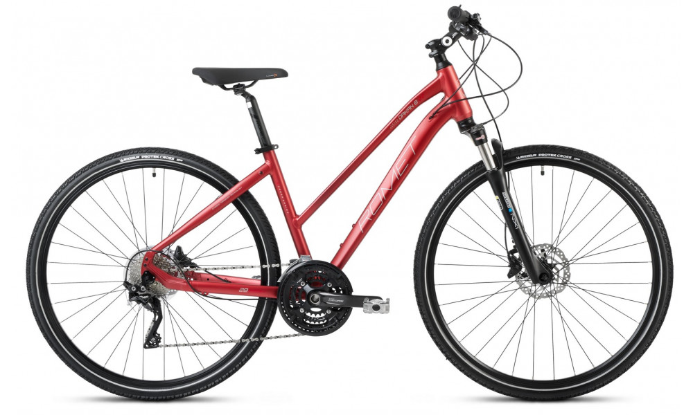 Bicycle Romet Orkan 8 D 2024 bordo-graphite-red 