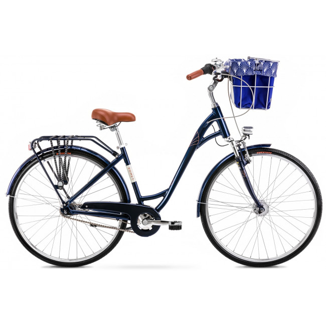 Bicycle Romet Art Deco LUX 2025 dark blue