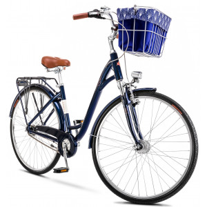 Bicycle Romet Art Deco LUX 2024 dark blue