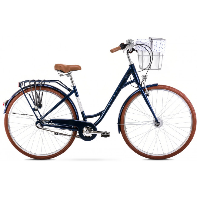 Bicycle Romet Pop Art Classic 2024 navy blue