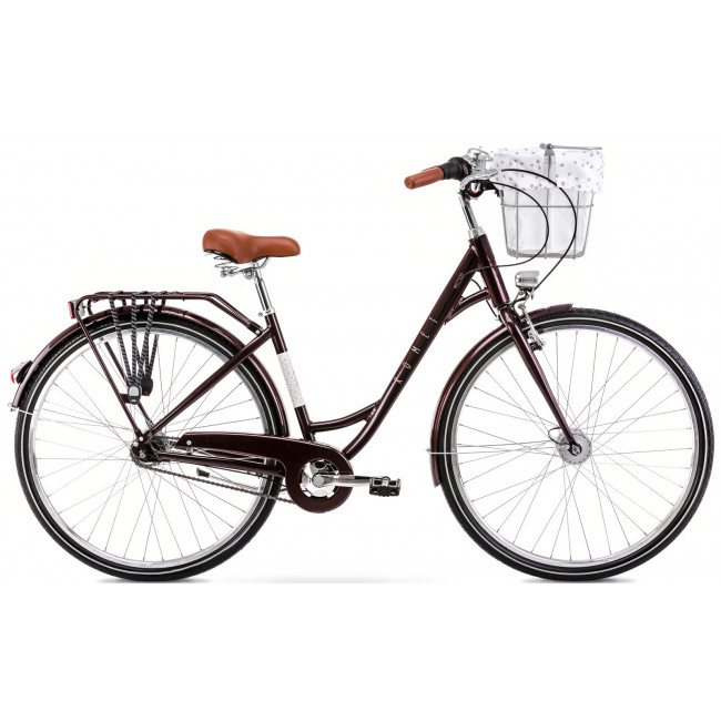 Bicycle Romet Pop Art LUX 2024 bordo