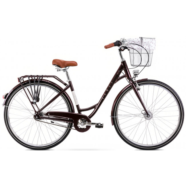 Bicycle Romet Pop Art LUX 2025 bordo