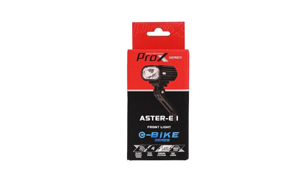 Передняя лампа ProX Aster I Power CREE 900Lm E-bike DC5-15V - 3