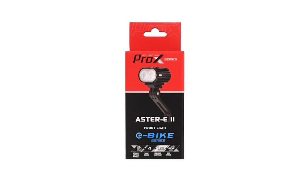 Передняя лампа ProX Aster II Power 2xCREE 1600Lm E-bike DC 5-15V - 3