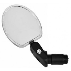 Mirror ProX Vision MR-54 in handlebar oval adjustable with LED light USB
