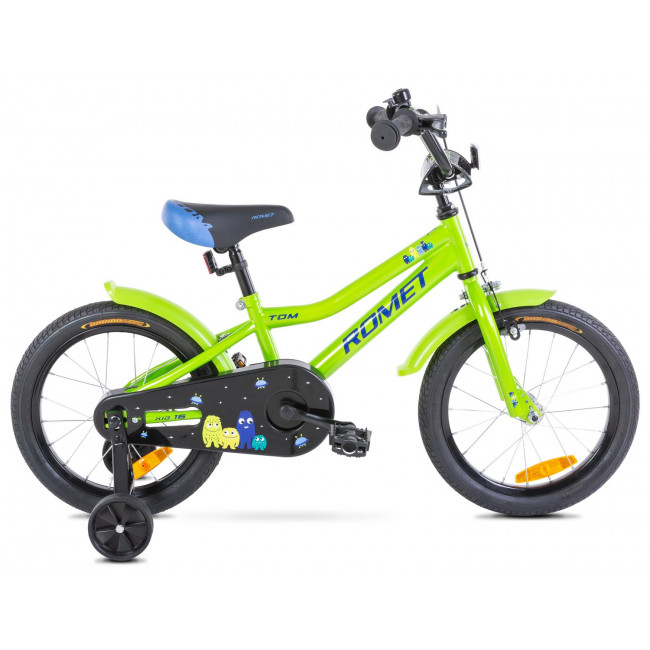 Велосипед Romet Tom 16" 2025 green-blue