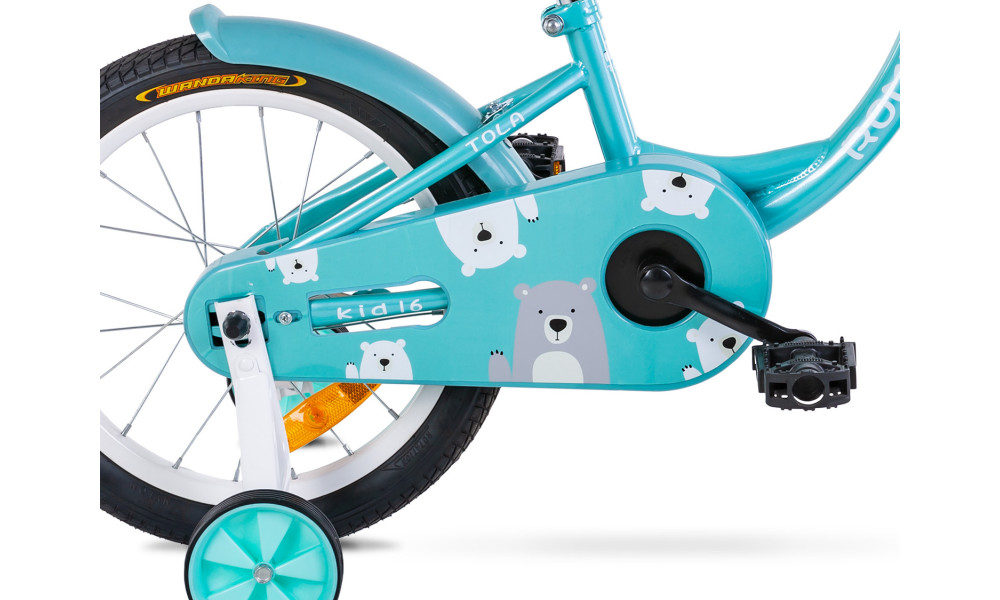 Bicycle Romet Tola 16" 2024 white-turquoise - 2