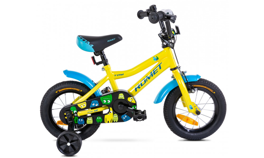 Bicycle Romet Tom 12" 2025 yellow-blue - 1