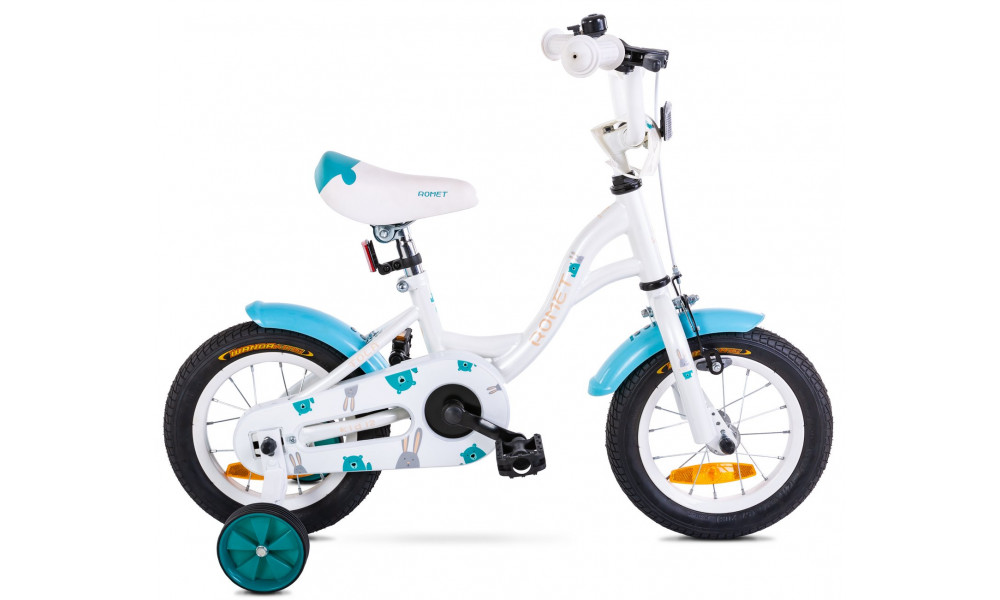 Bicycle Romet Tola 12" 2025 white-turquoise - 1