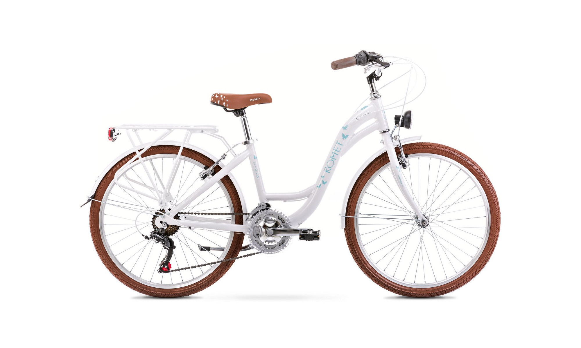 Bicycle Romet Panda 1 2025 white-blue 