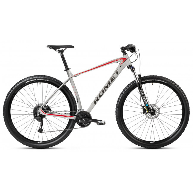 Bicycle Romet Mustang M2 2025 grey-red