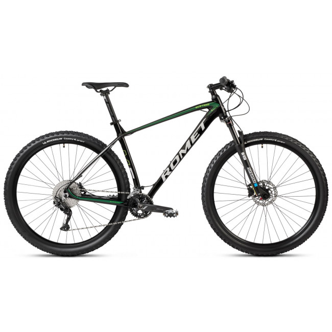 Bicycle Romet Mustang M5 2025 black-green