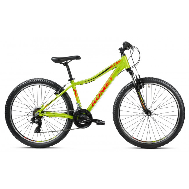 Велосипед Romet Rambler R6.0 JR 2024 lemon-black-red