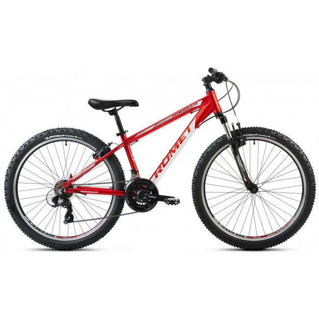 Bicycle Romet Rambler R6.1 2025 red-white-grey