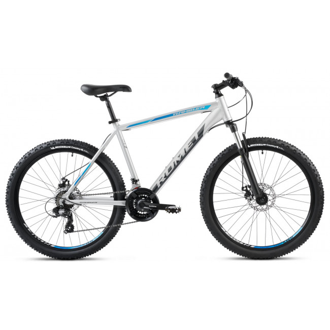 Bicycle Romet Rambler R6.2 2025 silver-blue