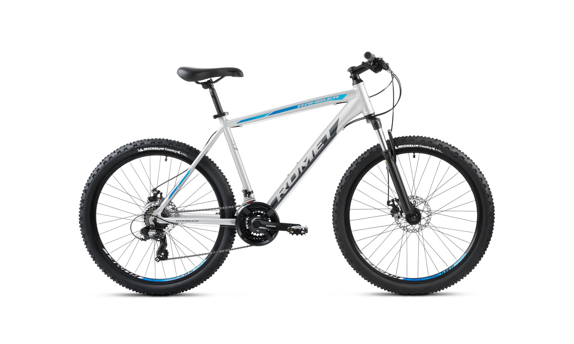 Āåėīńčļåä Romet Rambler R6.2 2024 silver-blue 