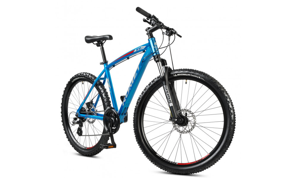 Bicycle Romet Rambler R6.3 2025 blue-red-silver - 1