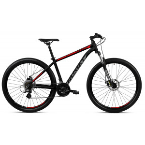 Велосипед Romet Rambler R9.1 2025 black-red-grey