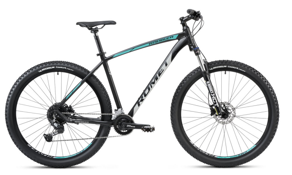 Āåėīńčļåä Romet Rambler R9.4 CS 2024 black-turquoise-grey 