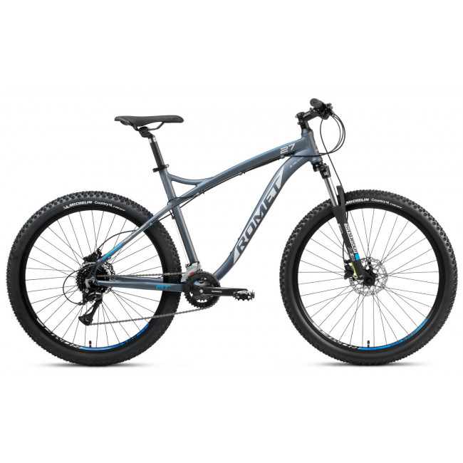 Bicycle Romet Rambler FIT 27.5 2024 black-silver-blue