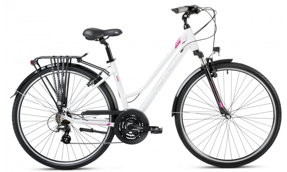 Bicycle Romet Gazela 1 2024 white-violet 