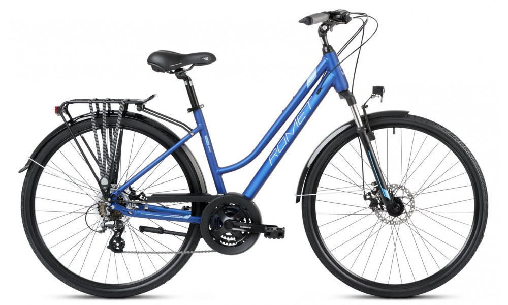 Bicycle Romet Gazela 2 2025 dark blue-sky blue 