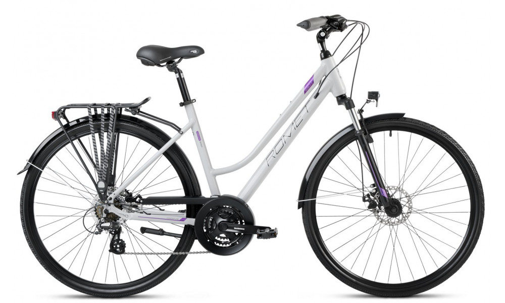 Bicycle Romet Gazela 2 2025 grey-violet 