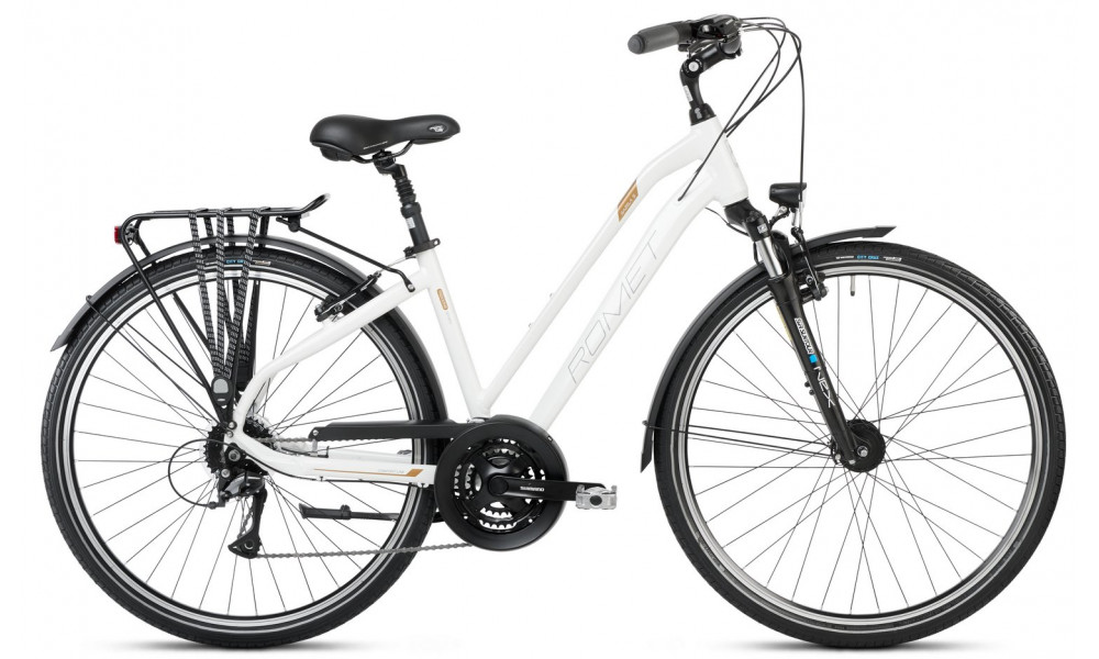 Bicycle Romet Gazela 5 2025 white-gold 