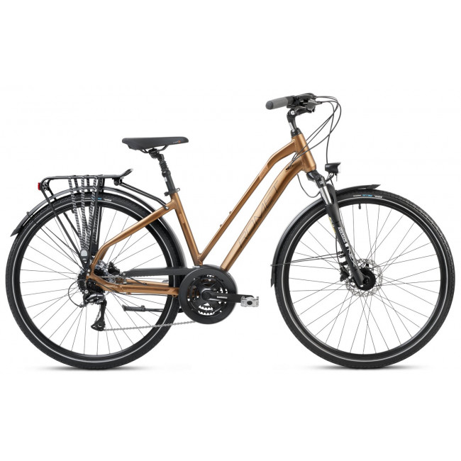 Велосипед Romet Gazela 6 2024 brown-black