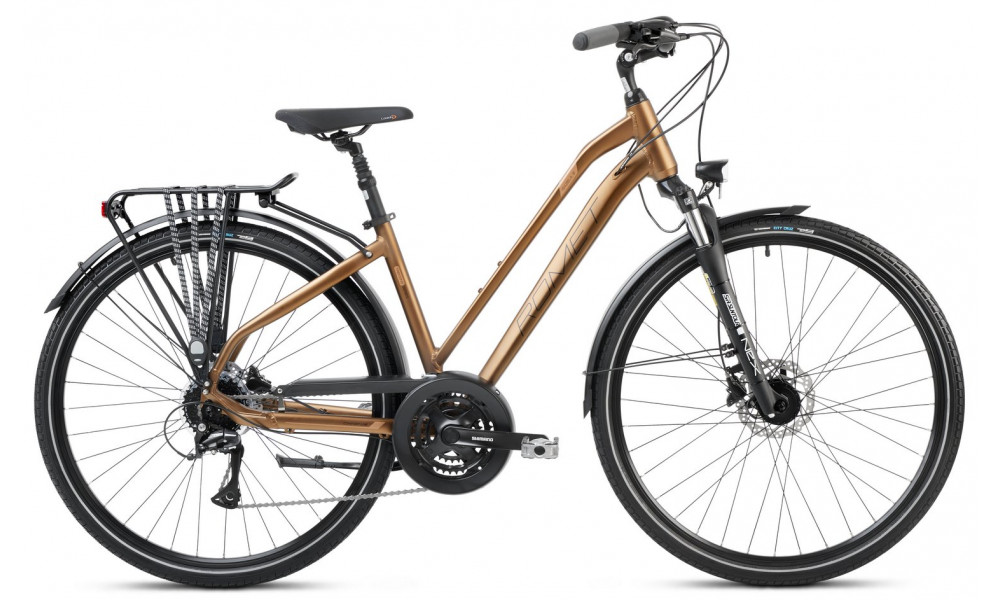 Bicycle Romet Gazela 6 2025 brown-black 