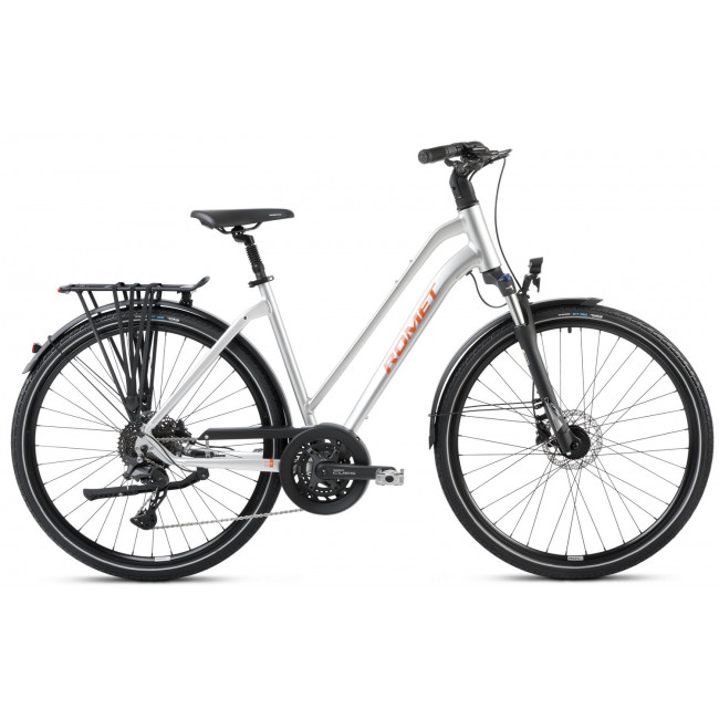 Bicycle Romet Gazela 6 CS 2025 silver-orange