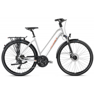 Bicycle Romet Gazela 6 CS 2024 silver-orange