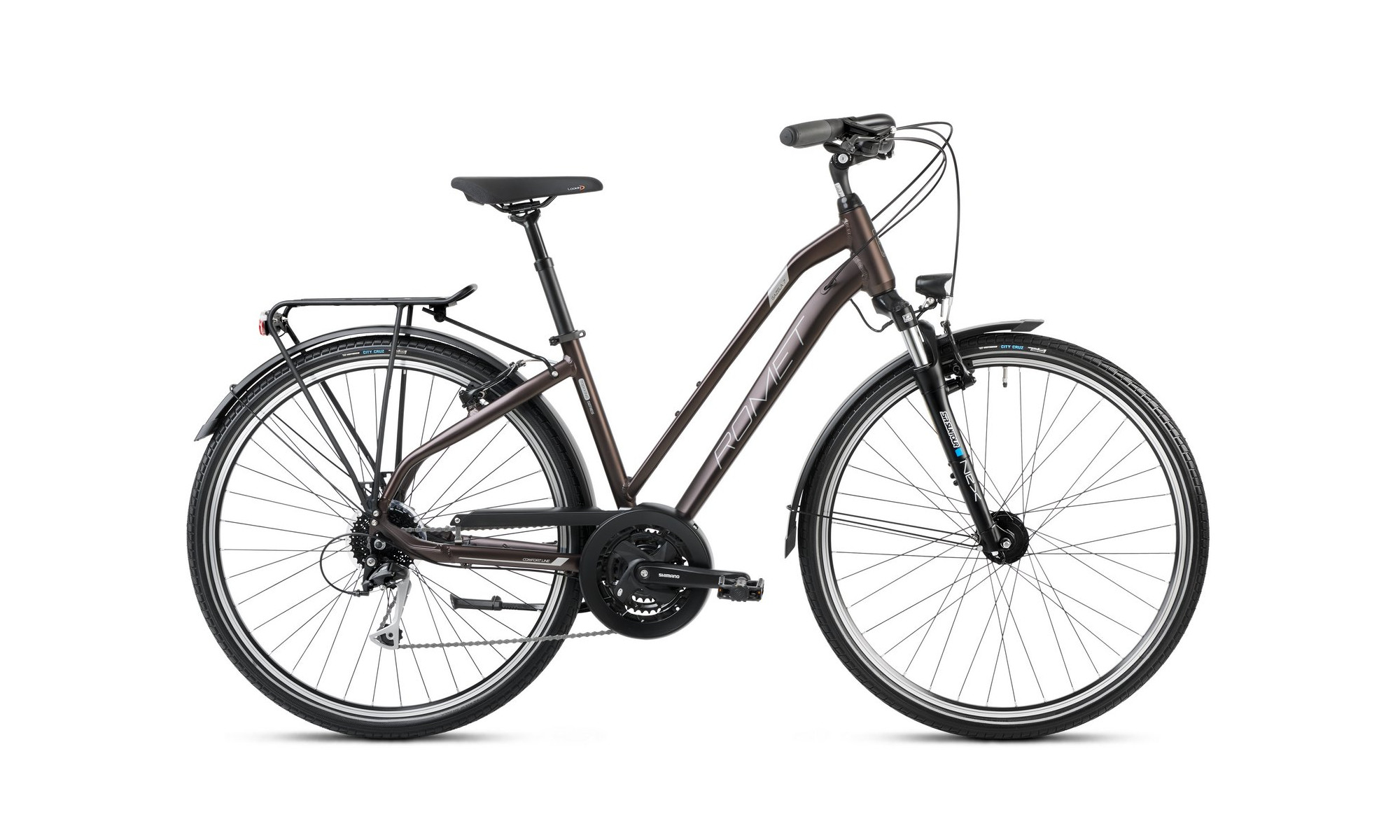 Bicycle Romet Gazela 7 2025 dark brown-grey 