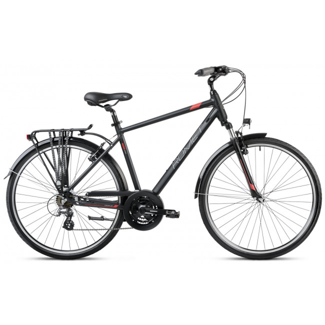 Велосипед Romet Wagant 1 2024 black-red
