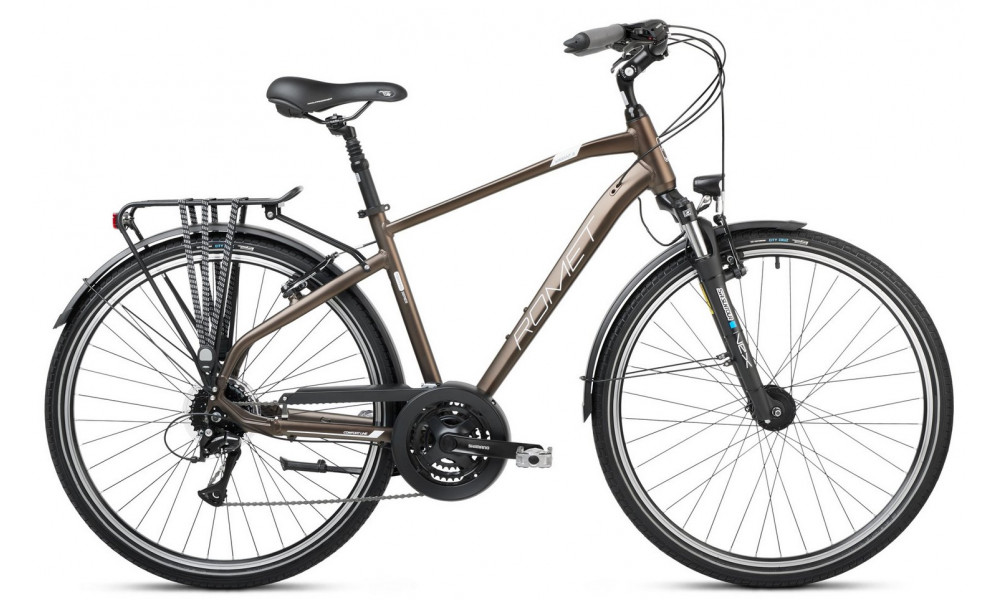 Bicycle Romet Wagant 5 2025 brown-white 