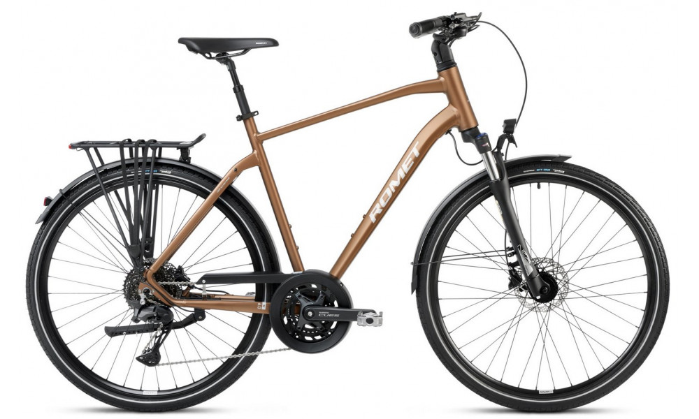 Bicycle Romet Wagant 6 CS 2024 brown-silver 