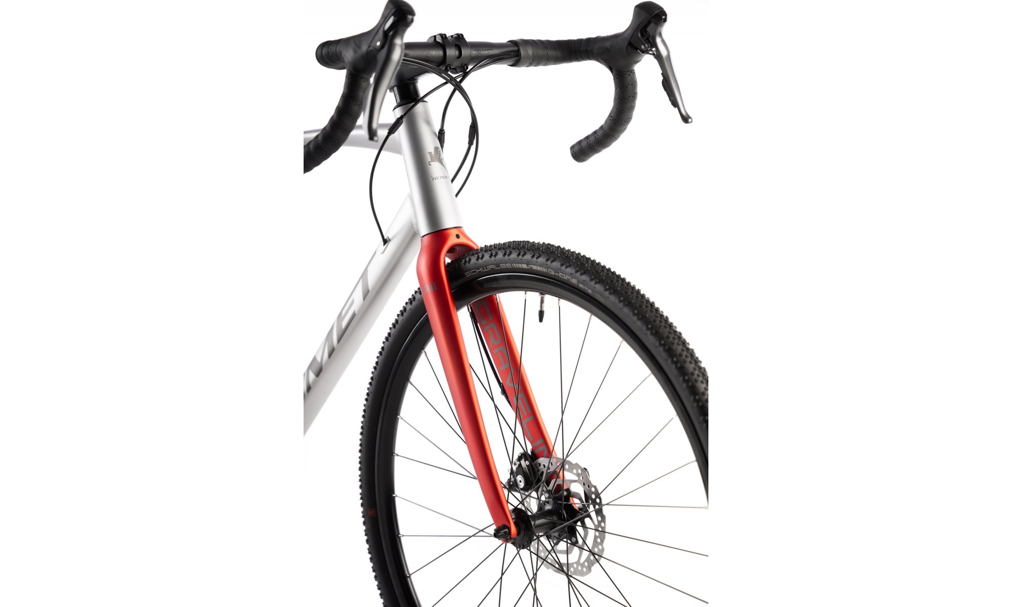 Bicycle Romet Aspre 1 2024 silver-red - 3