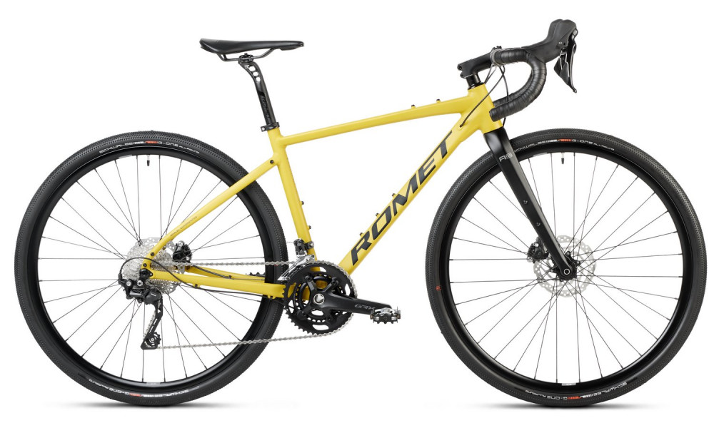 Bicycle Romet Aspre 2 2025 dark yellow-black - 1