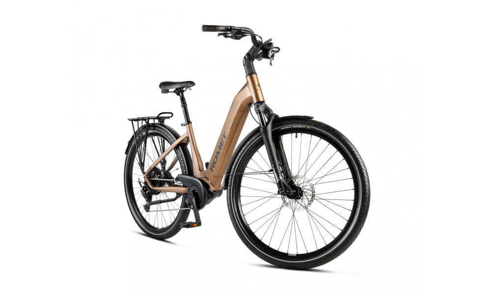 E-bike Romet e-Modeco URB 2.0 540WH 2024 brown-black - 1