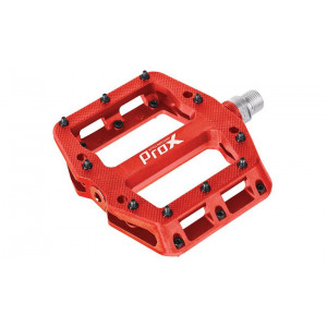 Педали ProX Base Pro 26 plastic Pins axle Cr-Mo red