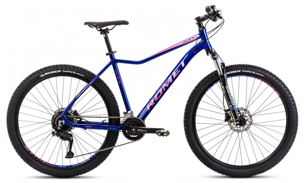 Bicycle Romet Jolene 7.3 CS 2024 dark blue-pink 