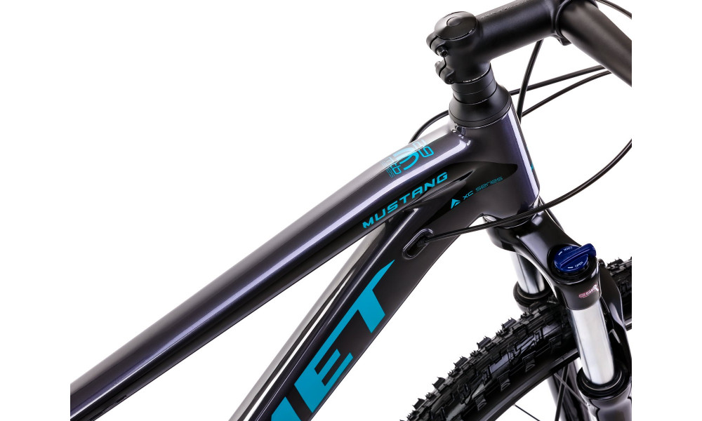 Bicycle Romet Mustang M1 CS 2024 anthracite-turquoise - 7