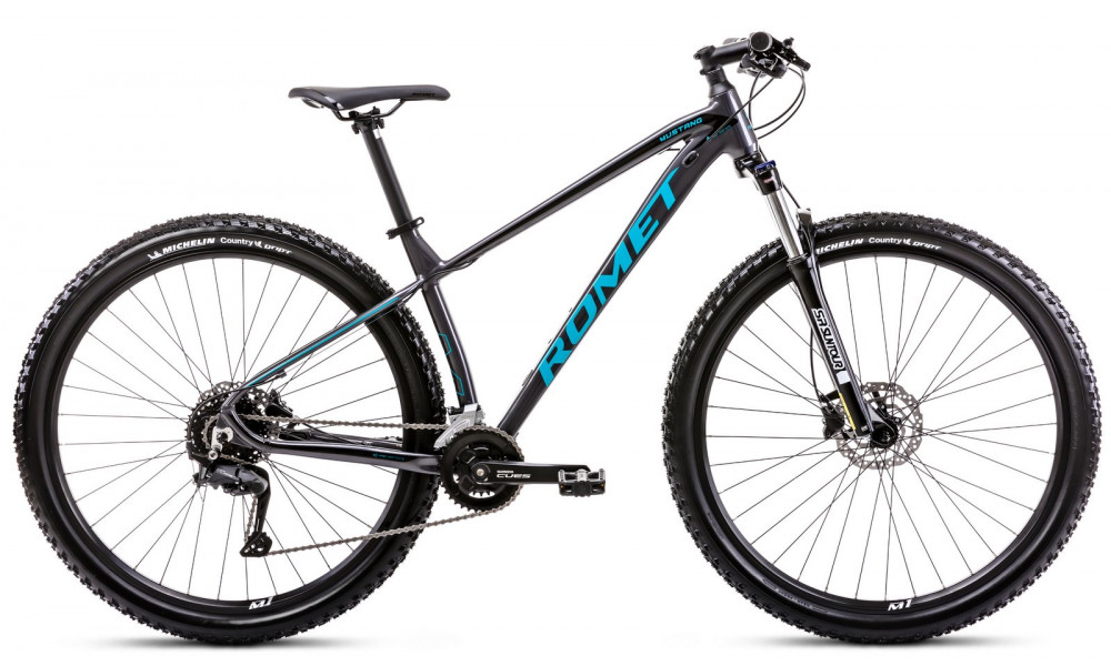 Bicycle Romet Mustang M1 CS 2025 anthracite-turquoise - 8